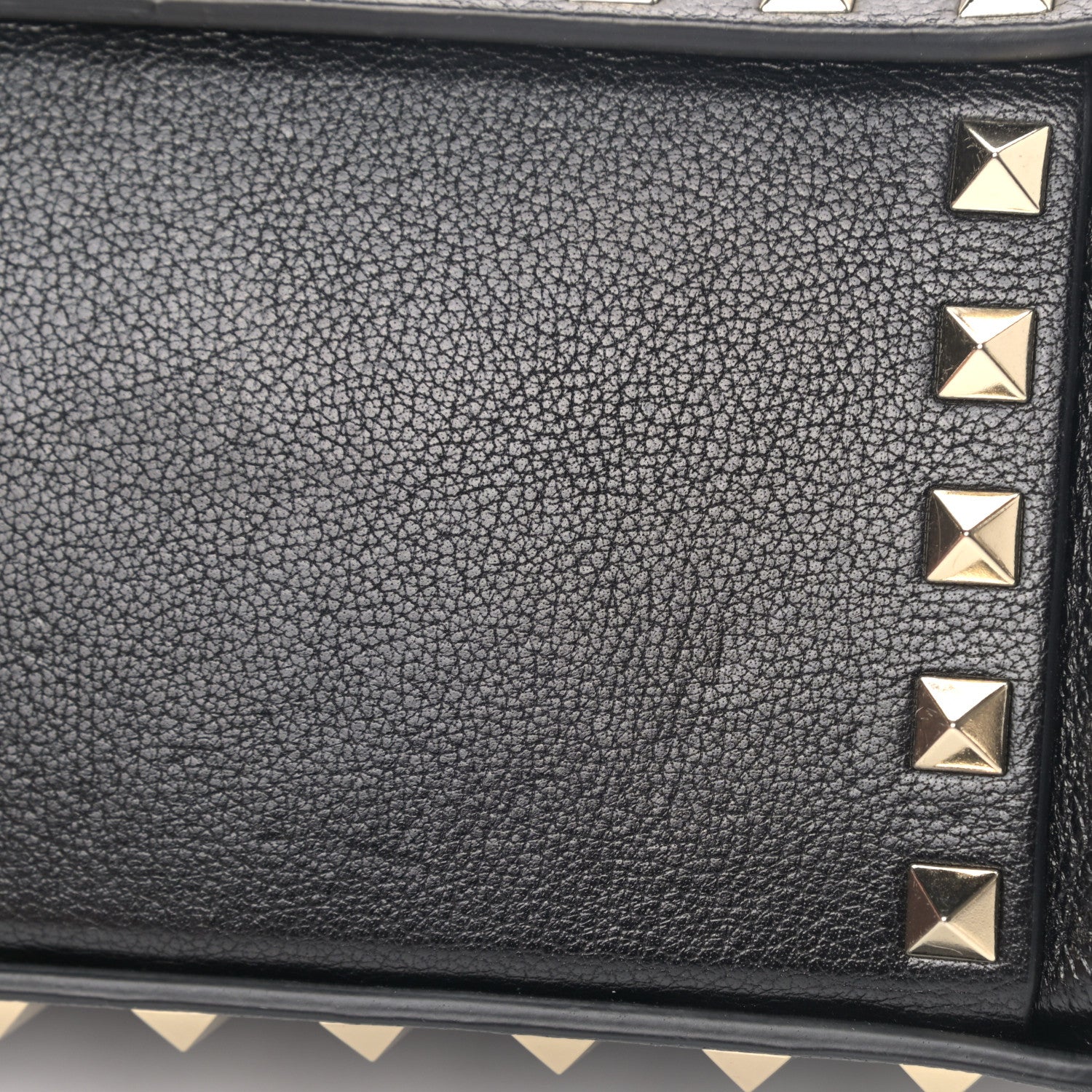 Valentino Garavani Calfskin Rockstud Mini Chain Shoulder Bag Black 11 of 11