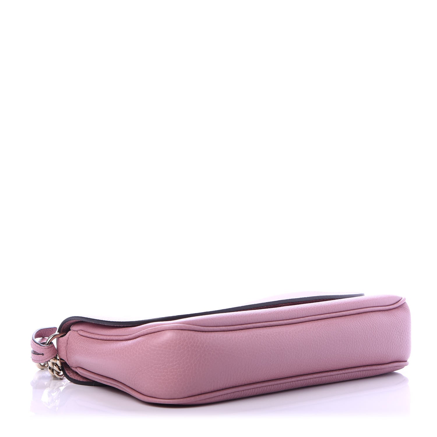 Gucci Pebbled Calfskin Medium Soho Flap Crossbody Pink 4 of 11