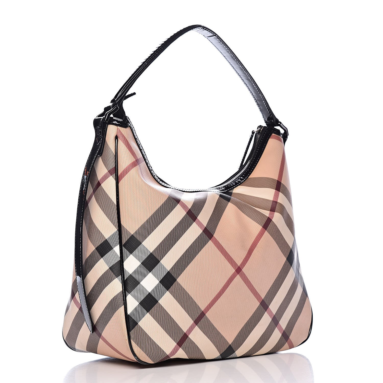 Burberry Nova Check Medium Moore Hobo Black 3 of 14
