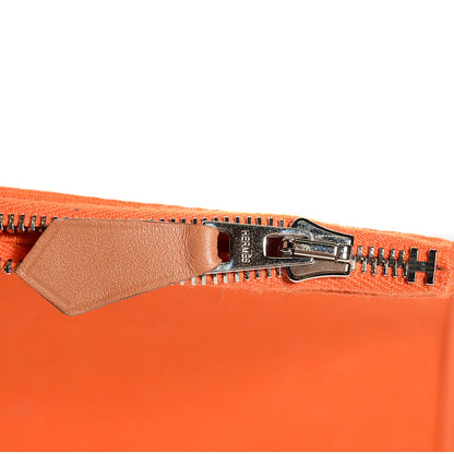 Hermes Vache Hunter Toile Herbag Zip 31 PM Orange 12 of 15