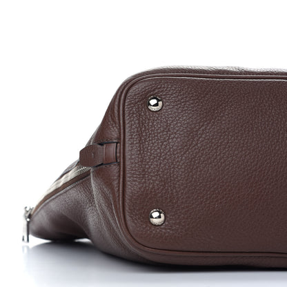 Prada Vitello Phenix Side Zip Shopping Tote Bruciato 7 of 8