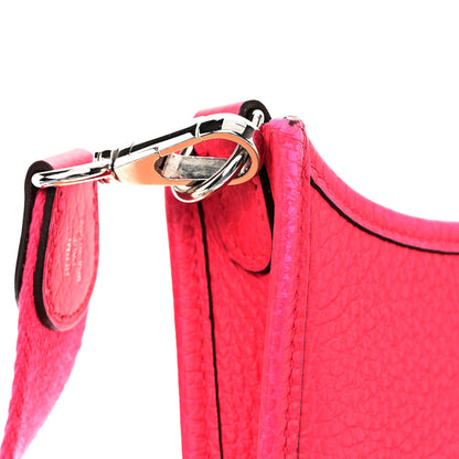 Hermes Taurillon Clemence Evelyne TPM Rose Extreme 11 of 12
