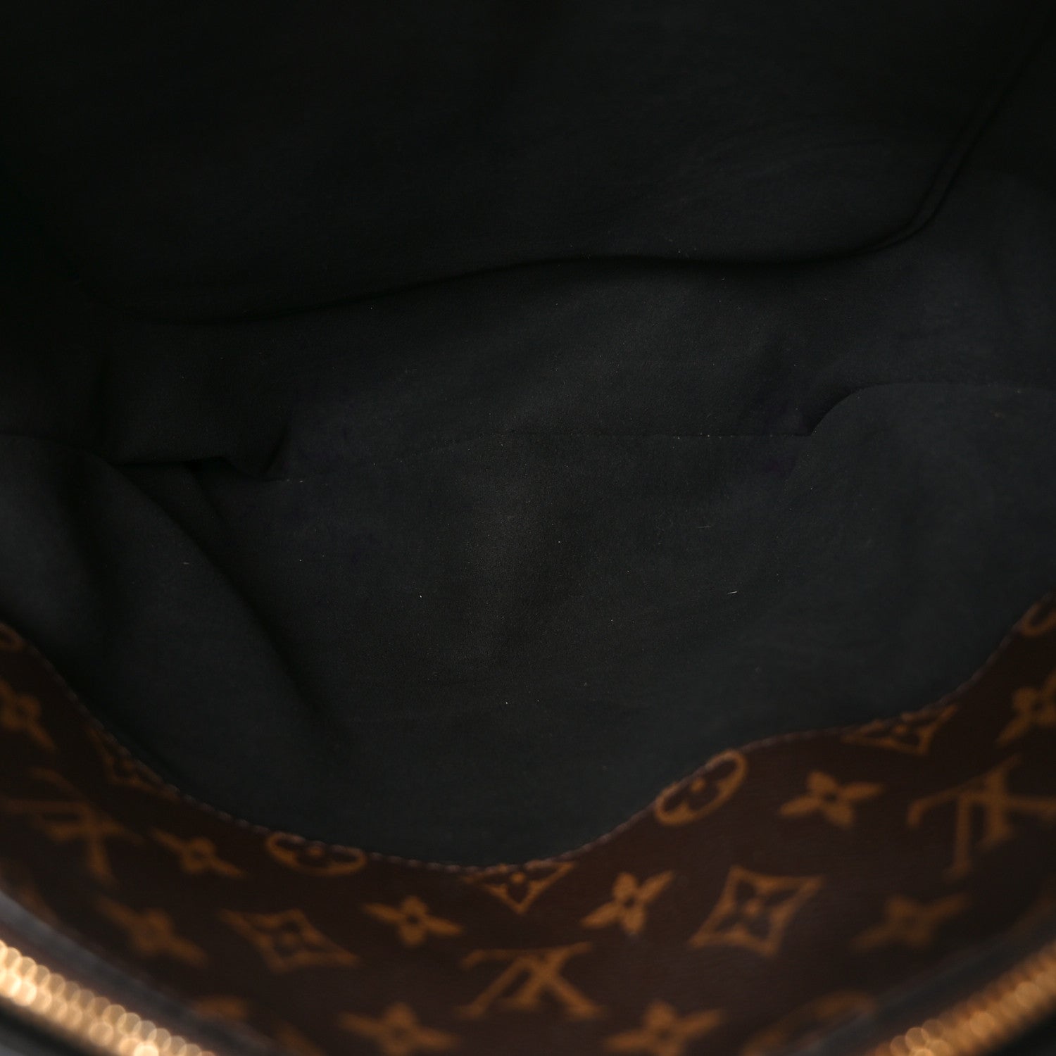 Louis Vuitton Monogram Flower Zipped Tote MM Black 1838017