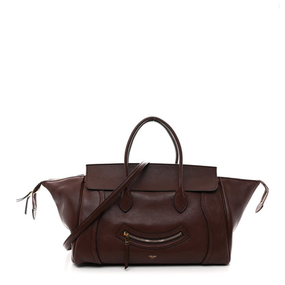 Celine Supple Shiny Lambskin Medium Smiling New Luggage Brick 1 of 11
