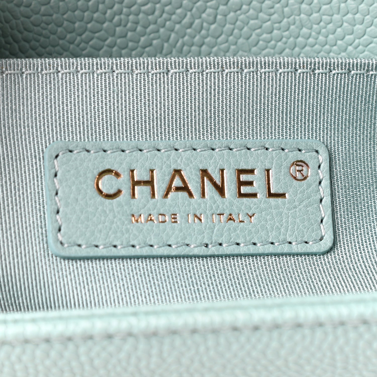 Chanel Caviar Quilted Small Boy Flap Green 6 of 9