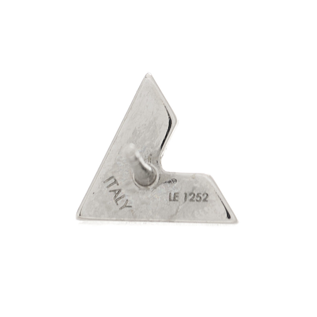Louis Vuitton Essential V Stud Earrings Silver 3 of 5