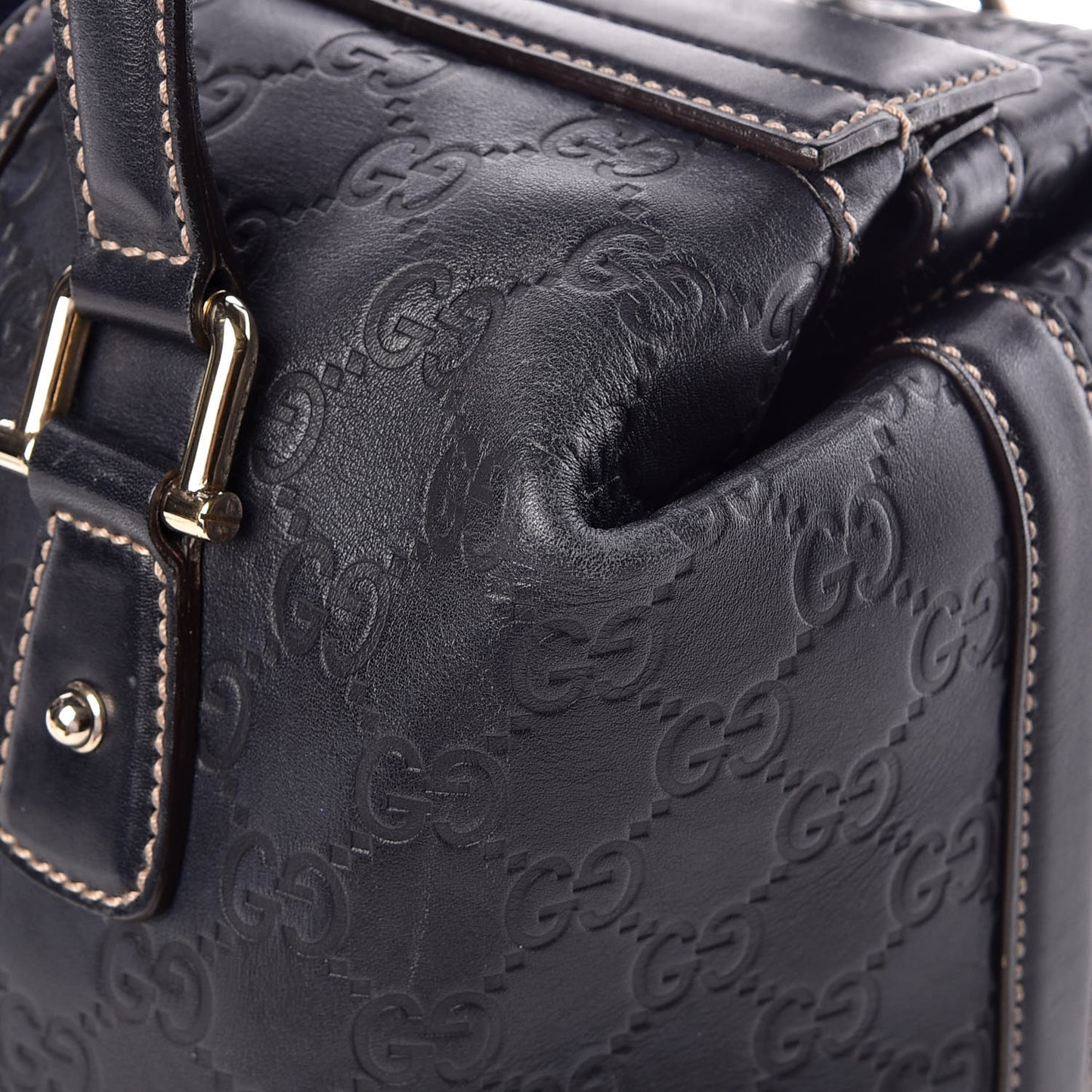 Guccissima Treasure Boston Black