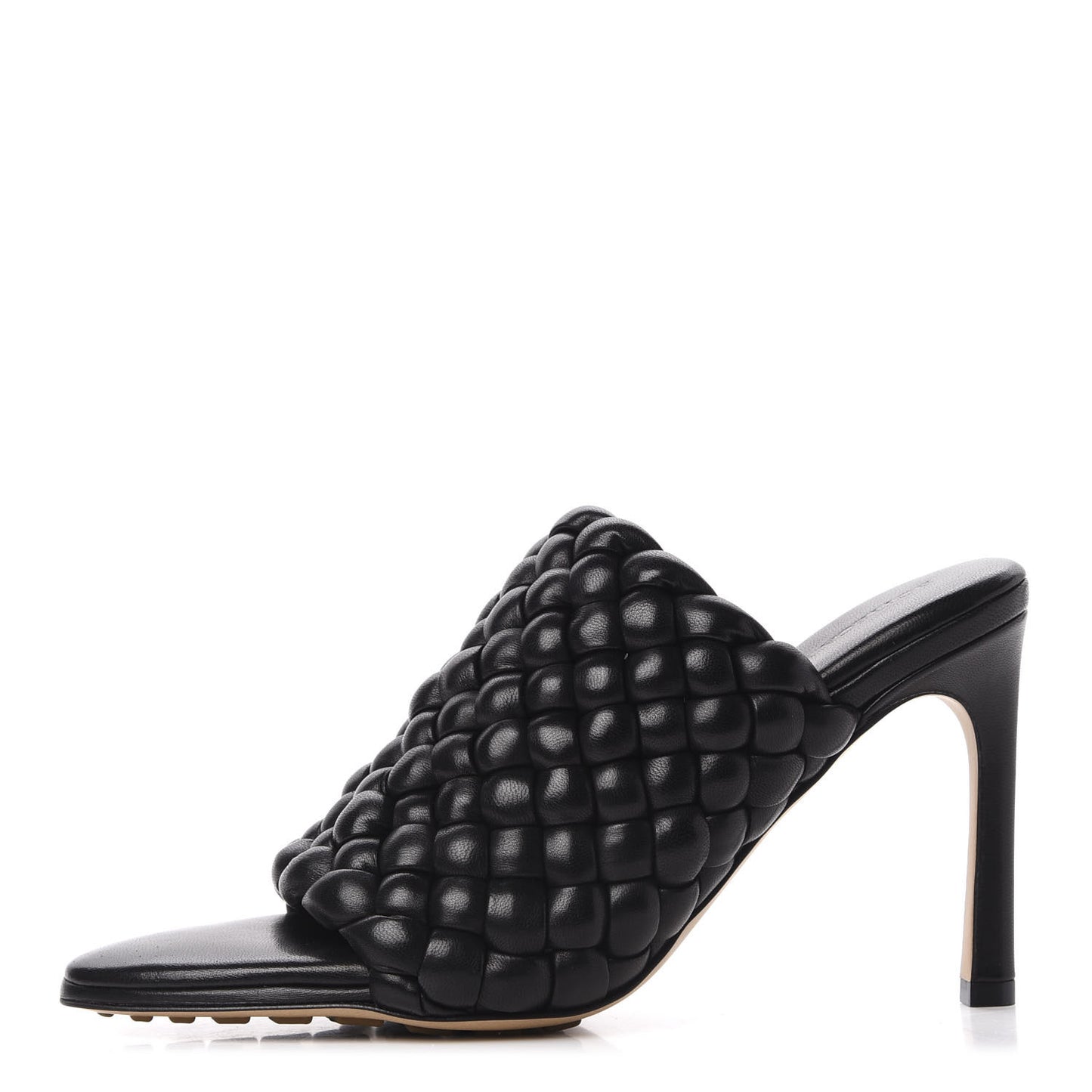 Nappa Padded Intreccio The Curve Sandals 35.5 Black