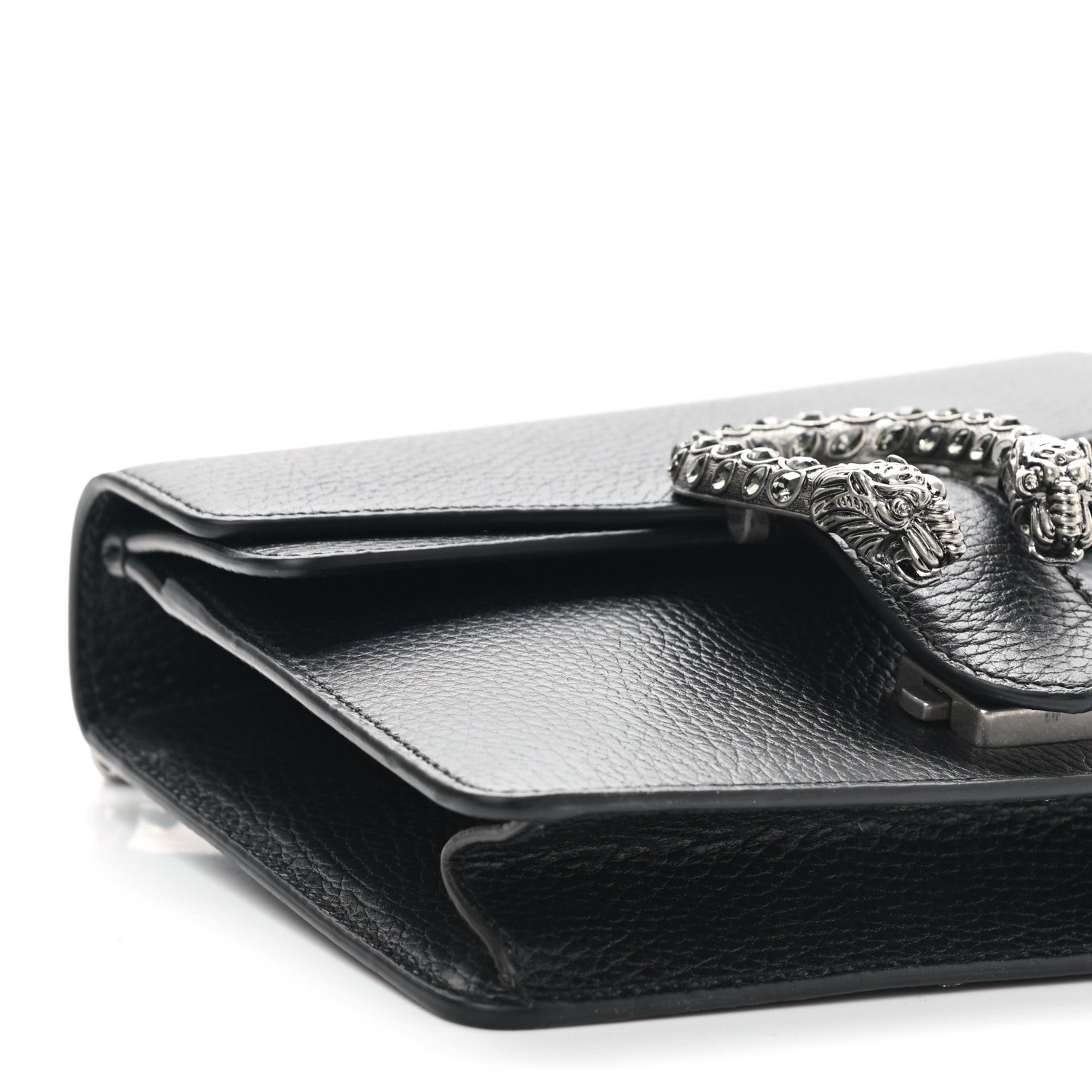 Gucci Calfskin Mini Dionysus Shoulder Bag Black 10 of 12