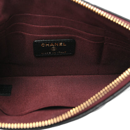 Chanel Caviar Quilted Cosmetic Case Black 5 of 10