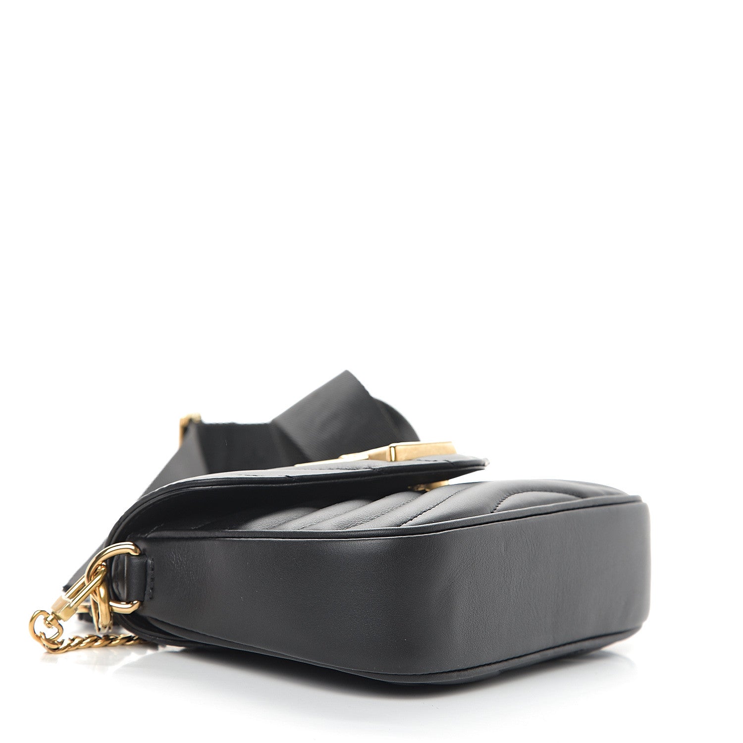 Louis Vuitton Calfskin New Wave Multi Pochette Black 3 of 9
