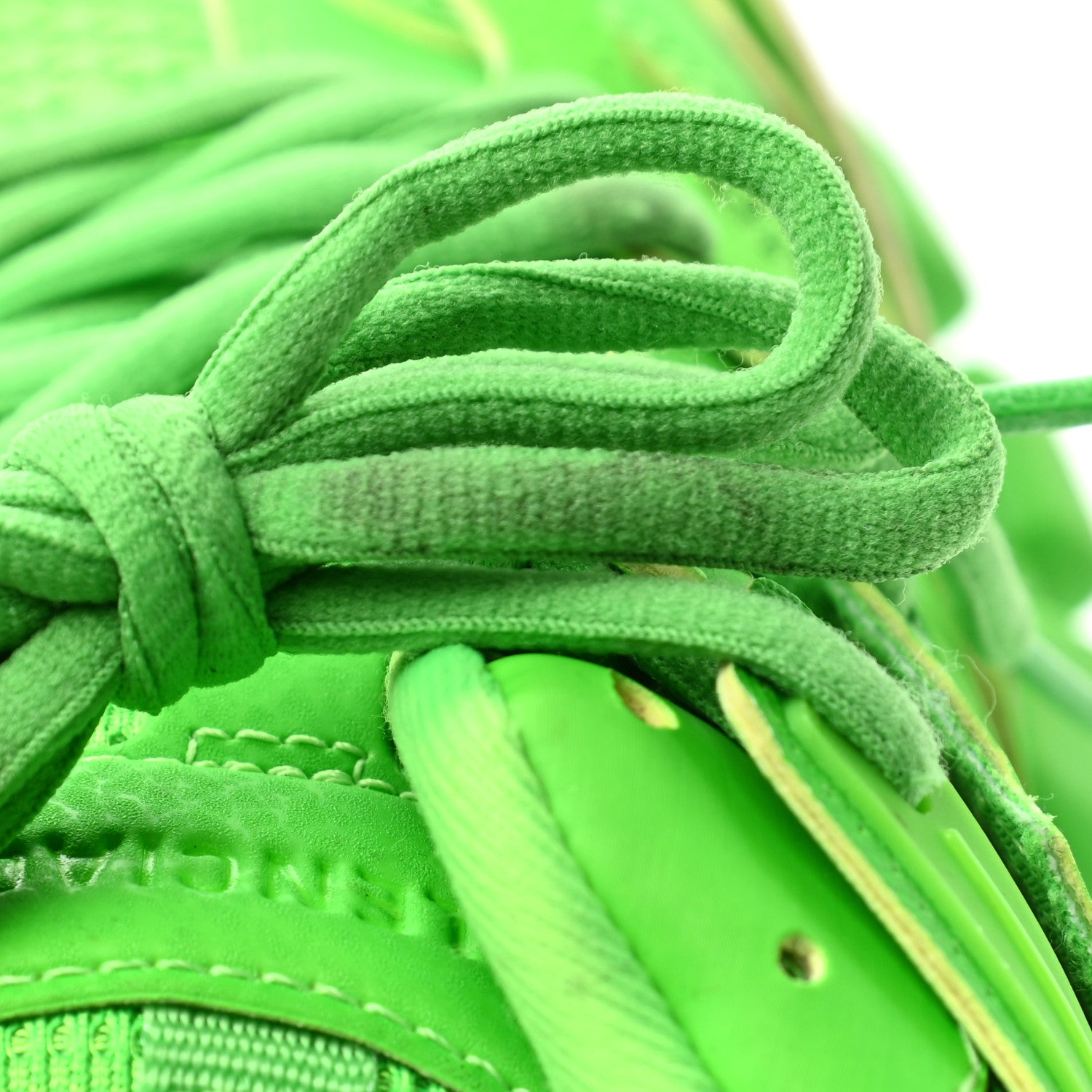 Balenciaga Mesh Nylon Mens Track Sneakers 40 Monocolor Fluo Green 8 of 9