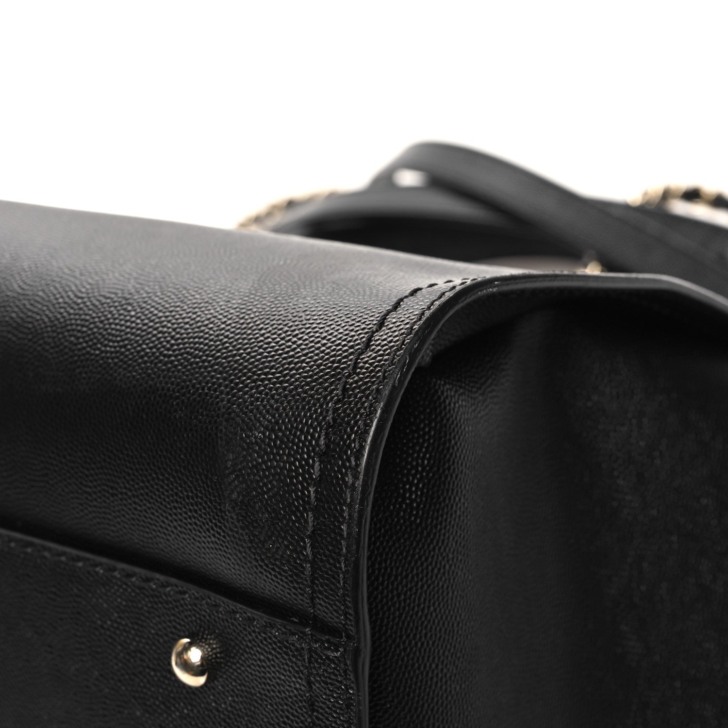 Chanel Caviar Large Studded Deauville Tote Black 10 of 15