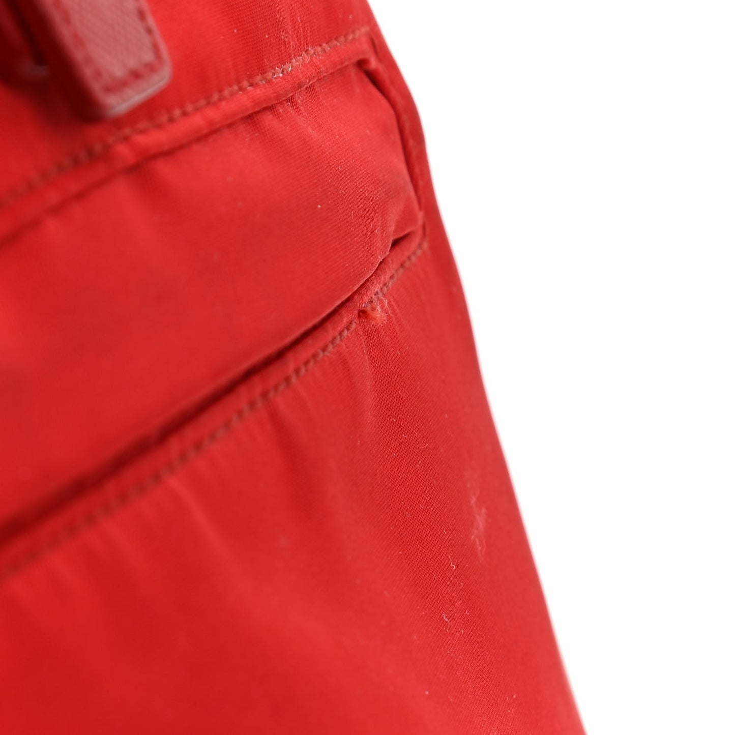 Tessuto Nylon Saffiano Vela Medium Backpack Rosso