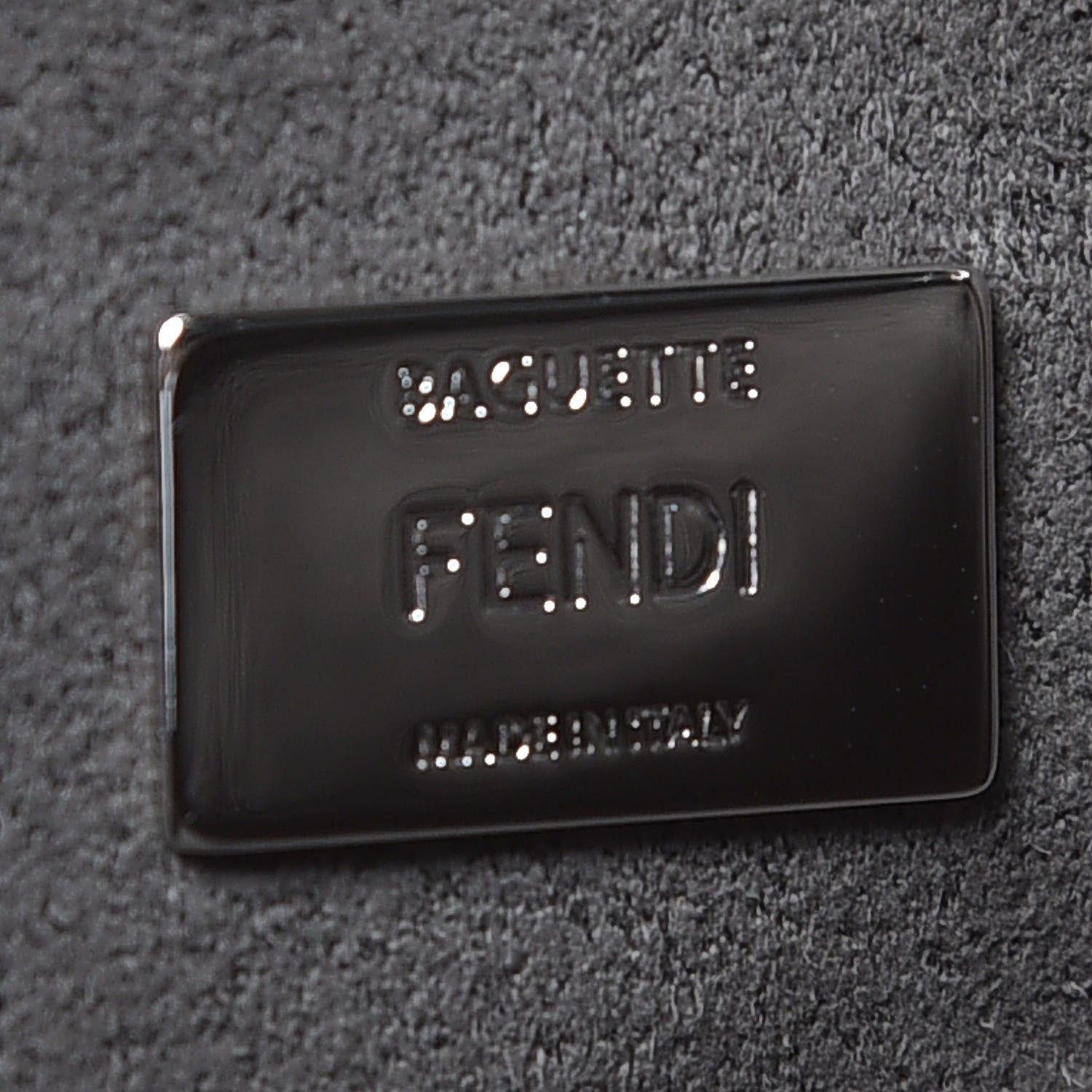 Fendi Shiny Nappa Micro Baguette Papavero 6 of 7