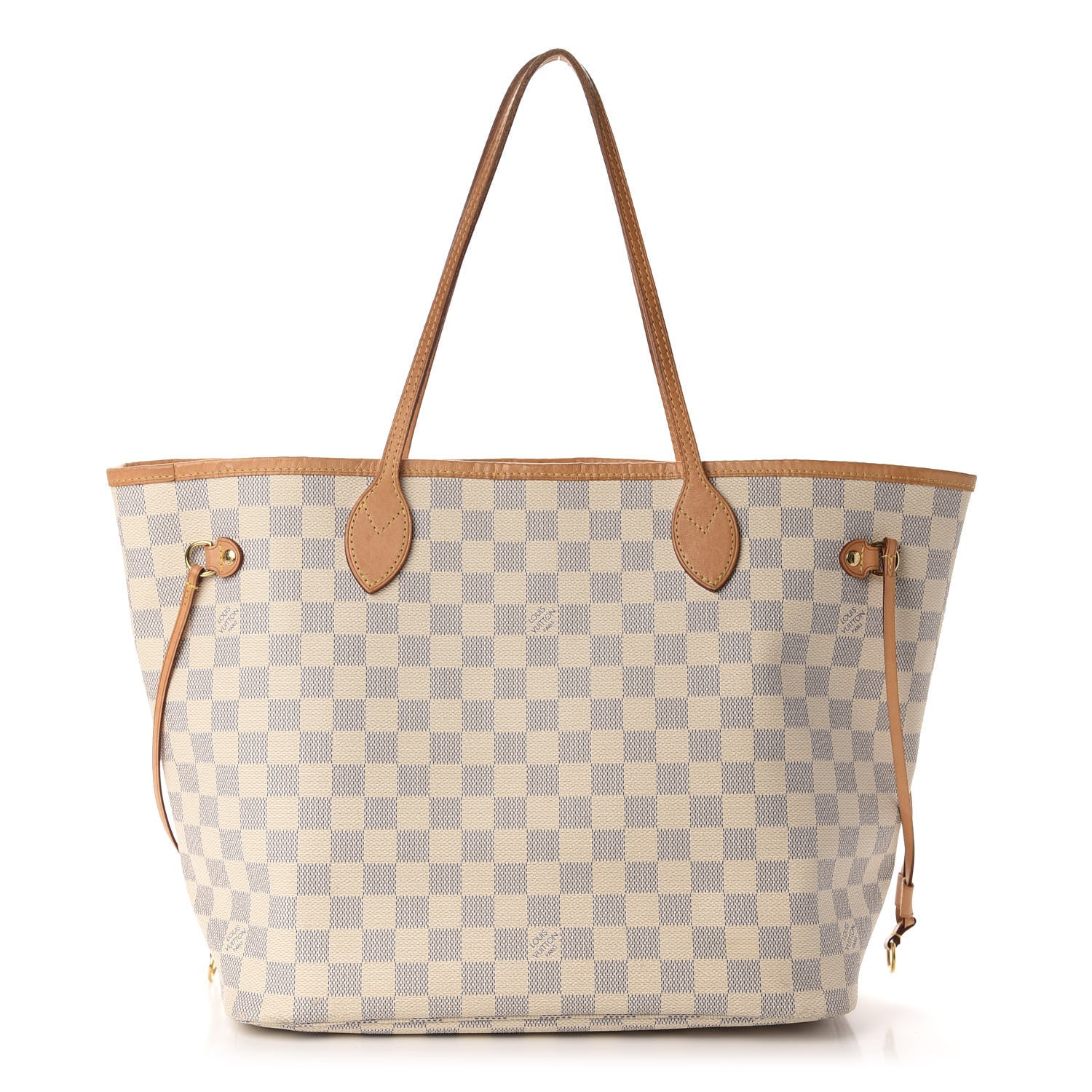Louis Vuitton Damier Azur Neo Neverfull MM Rose Ballerine 1 of 11