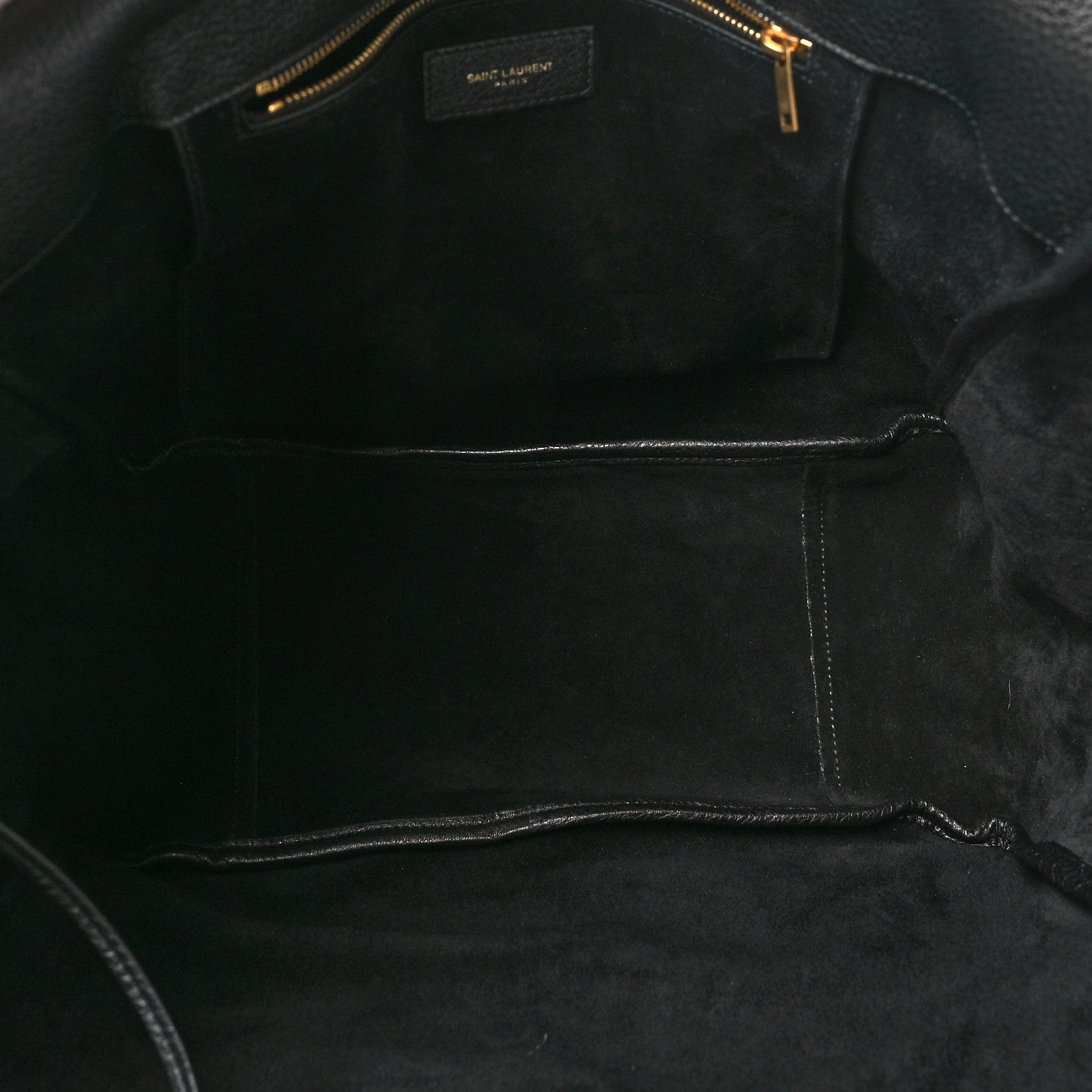 Saint Laurent Grained Deerskin Bea Tote Black 5 of 9