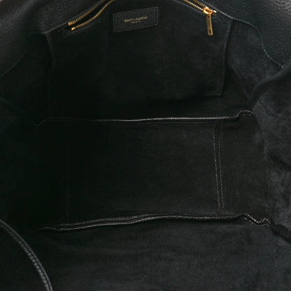 Saint Laurent Grained Deerskin Bea Tote Black 5 of 9