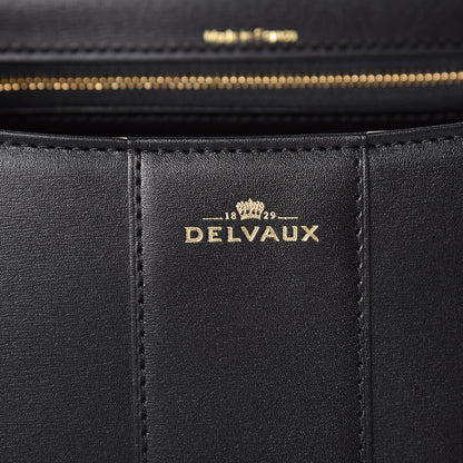Delvaux Box Calfskin MM Brillant Satchel Black 7 of 10