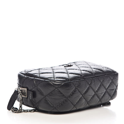 Chanel Aged Calfskin Quilted Mini Reissue Camera Case Black 4 of 12