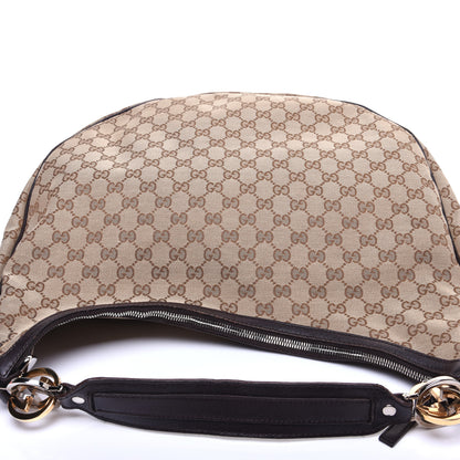 Gucci Monogram Large GG Twins Hobo Dark Brown 11 of 14