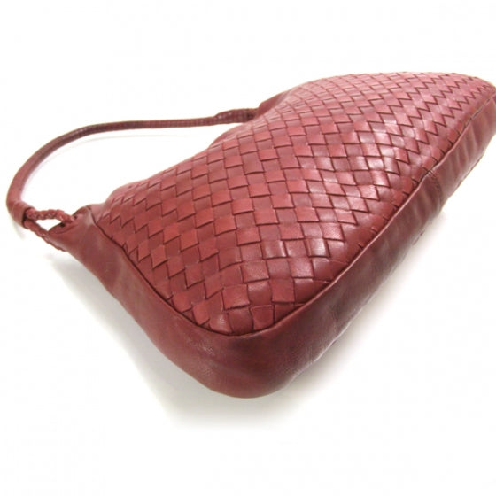 Bottega Veneta Woven Shoulder Bag Red 5 of 12