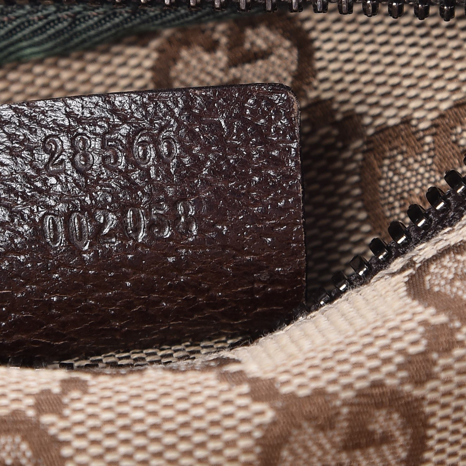 Gucci GG Monogram Double Pocket Belt Bag Dark Brown 9 of 10