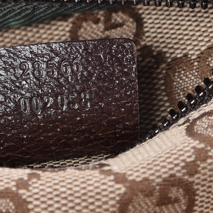 Gucci GG Monogram Double Pocket Belt Bag Dark Brown 9 of 10