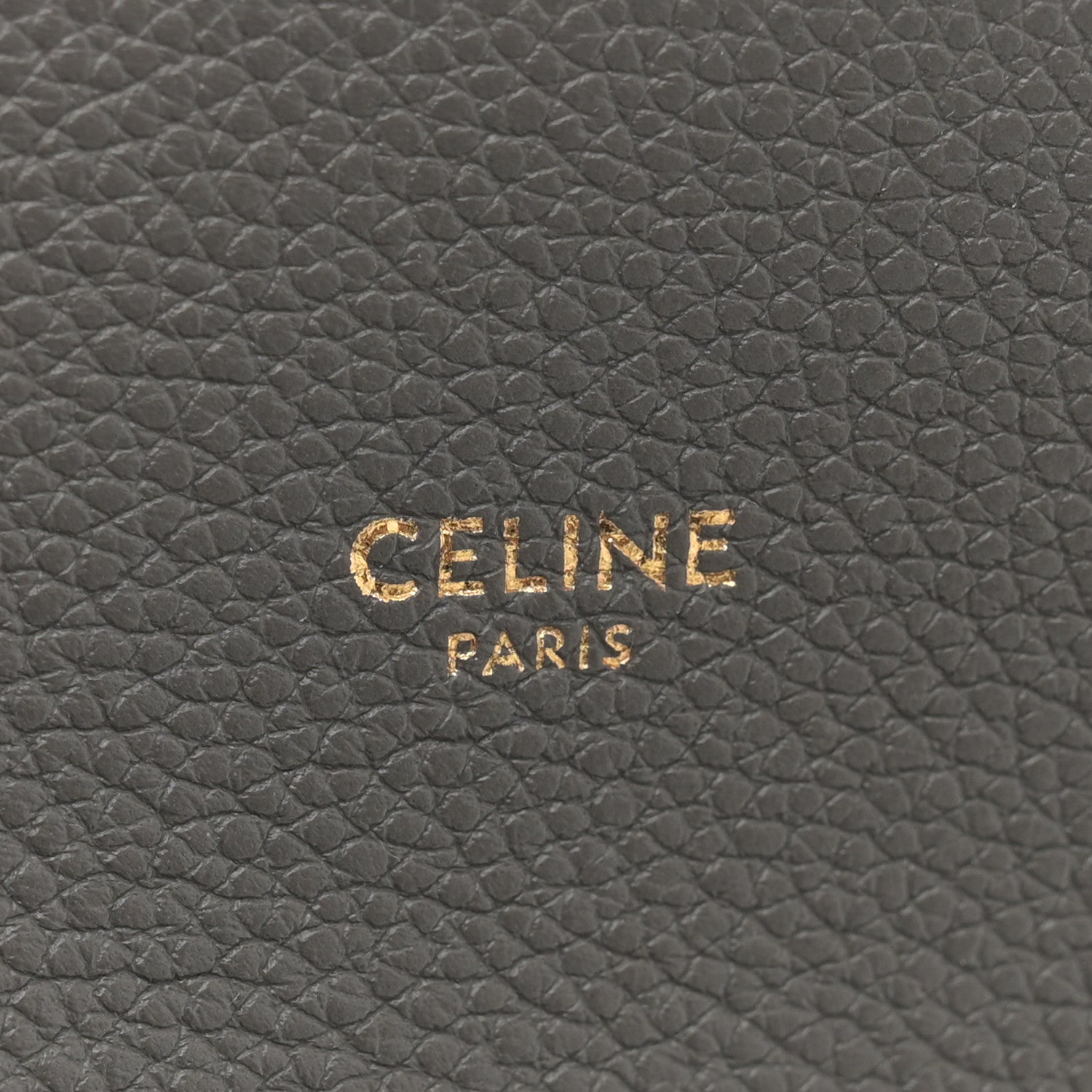 Celine Soft Grained Calfskin Medium Belt Cabas Phantom Grey 6 of 10