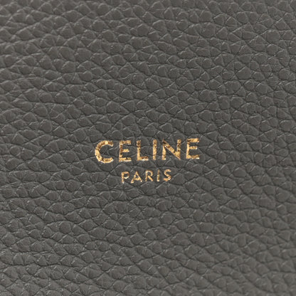 Celine Soft Grained Calfskin Medium Belt Cabas Phantom Grey 6 of 10