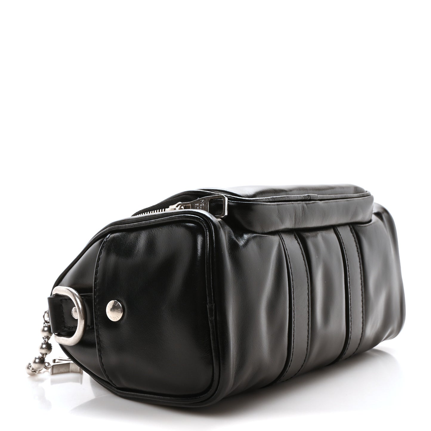 Calfskin Cargo Keepall Bandouliere 25 Black