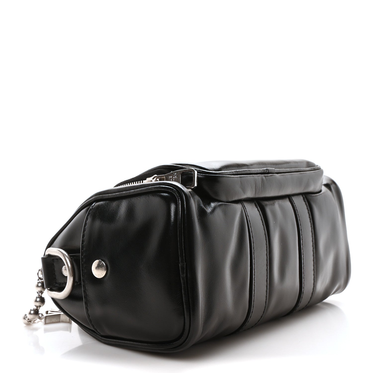 Louis Vuitton Calfskin Cargo Keepall Bandouliere 25 Black 4 of 9