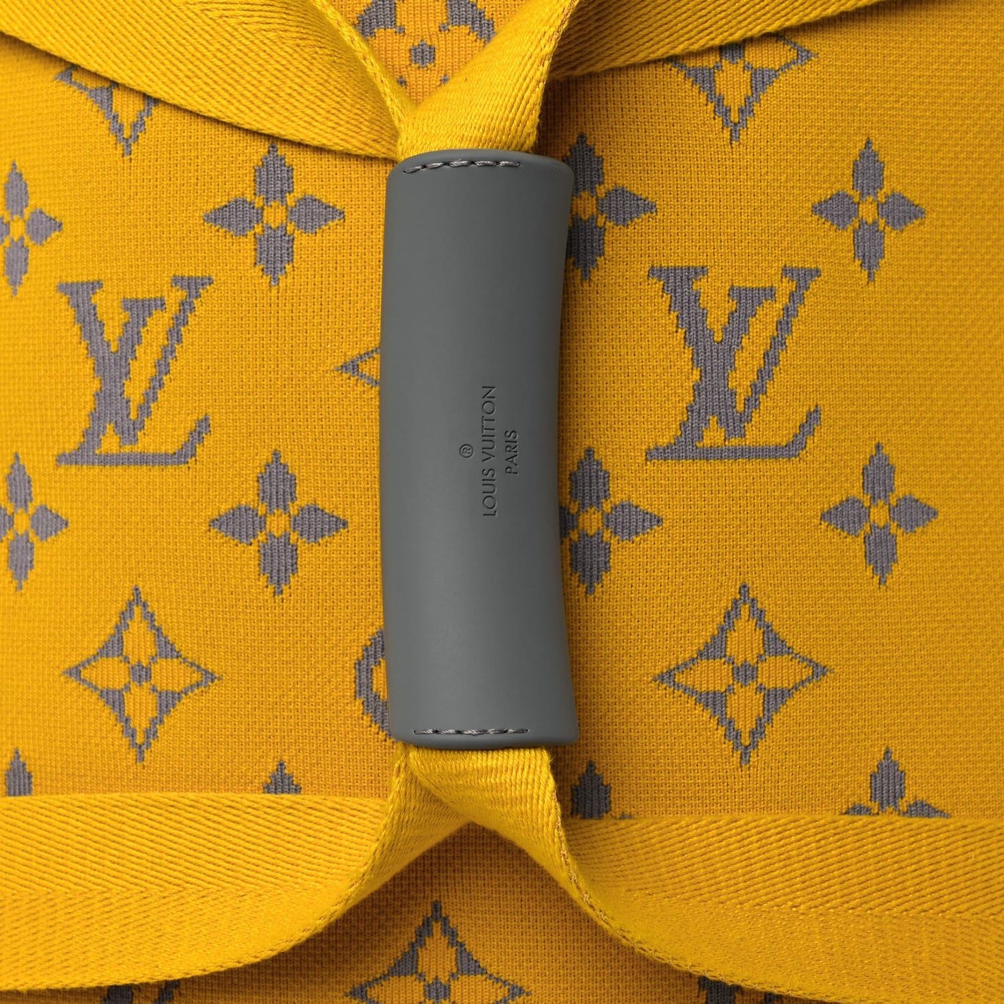 Knit Monogram Horizon Soft Duffle 55 Jaune