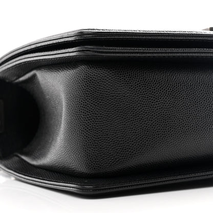 Chanel Caviar Quilted Medium Boy Flap Black 8 of 9