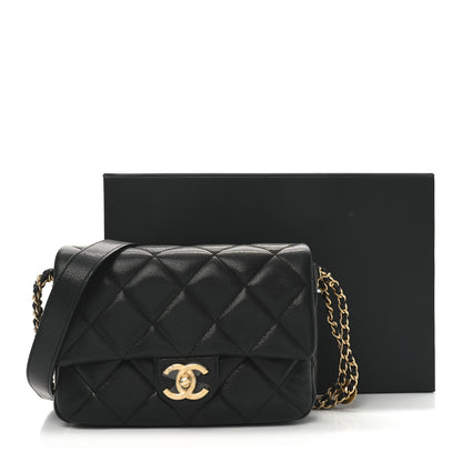 Chanel Caviar Quilted Small Twist Your Buttons Flap Black 11 of 11