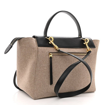 Celine Felt Smooth Calfskin Mini Belt Bag Beige 3 of 10