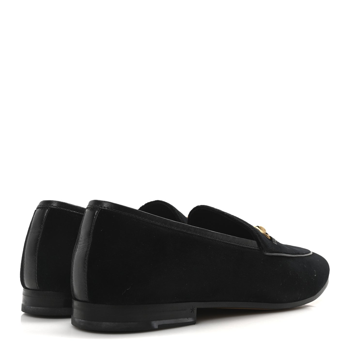 Velvet Horsebit Womens Jordaan Loafers 41 Black