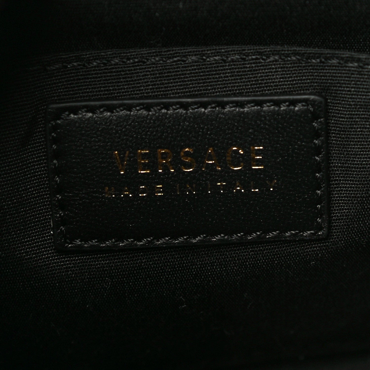 Versace Nappa Quilted Medusa Bucket Bag Black 6 of 12