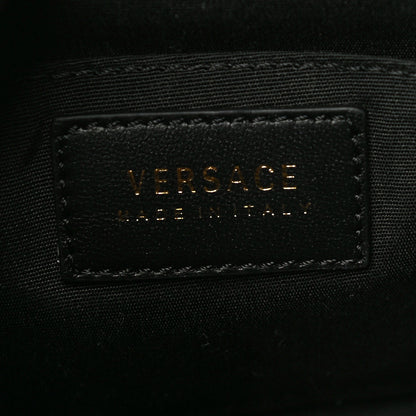 Versace Nappa Quilted Medusa Bucket Bag Black 6 of 12