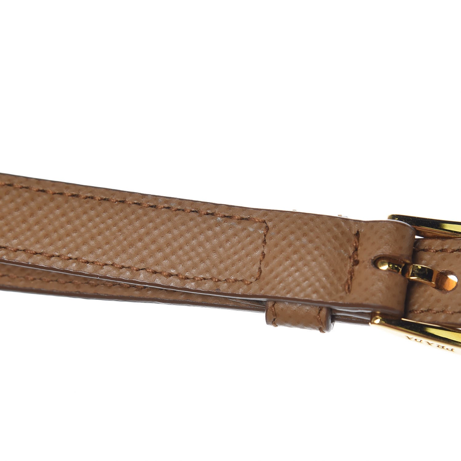 Prada Saffiano Cuir Large Double Bag Caramel Fuoco 11 of 17