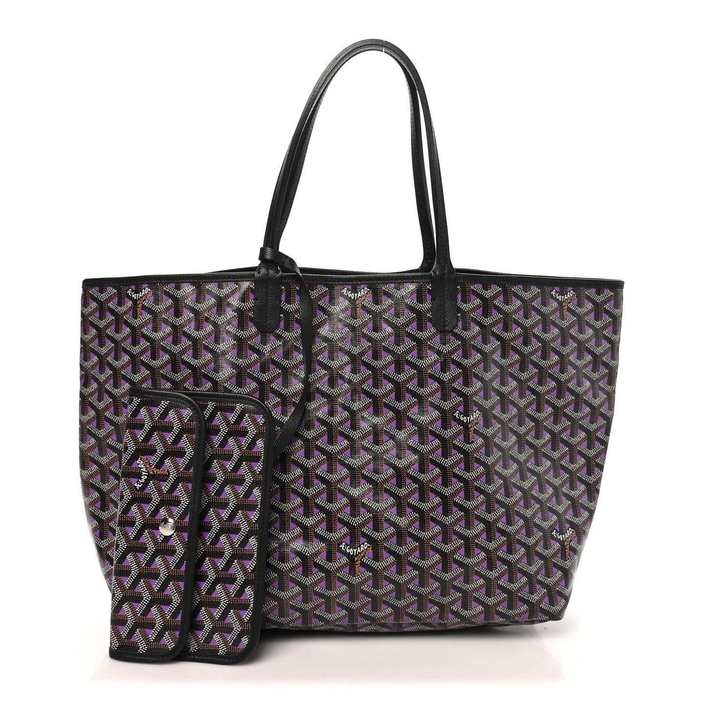 Goyardine Saint Louis Claire Voie PM Black Violet