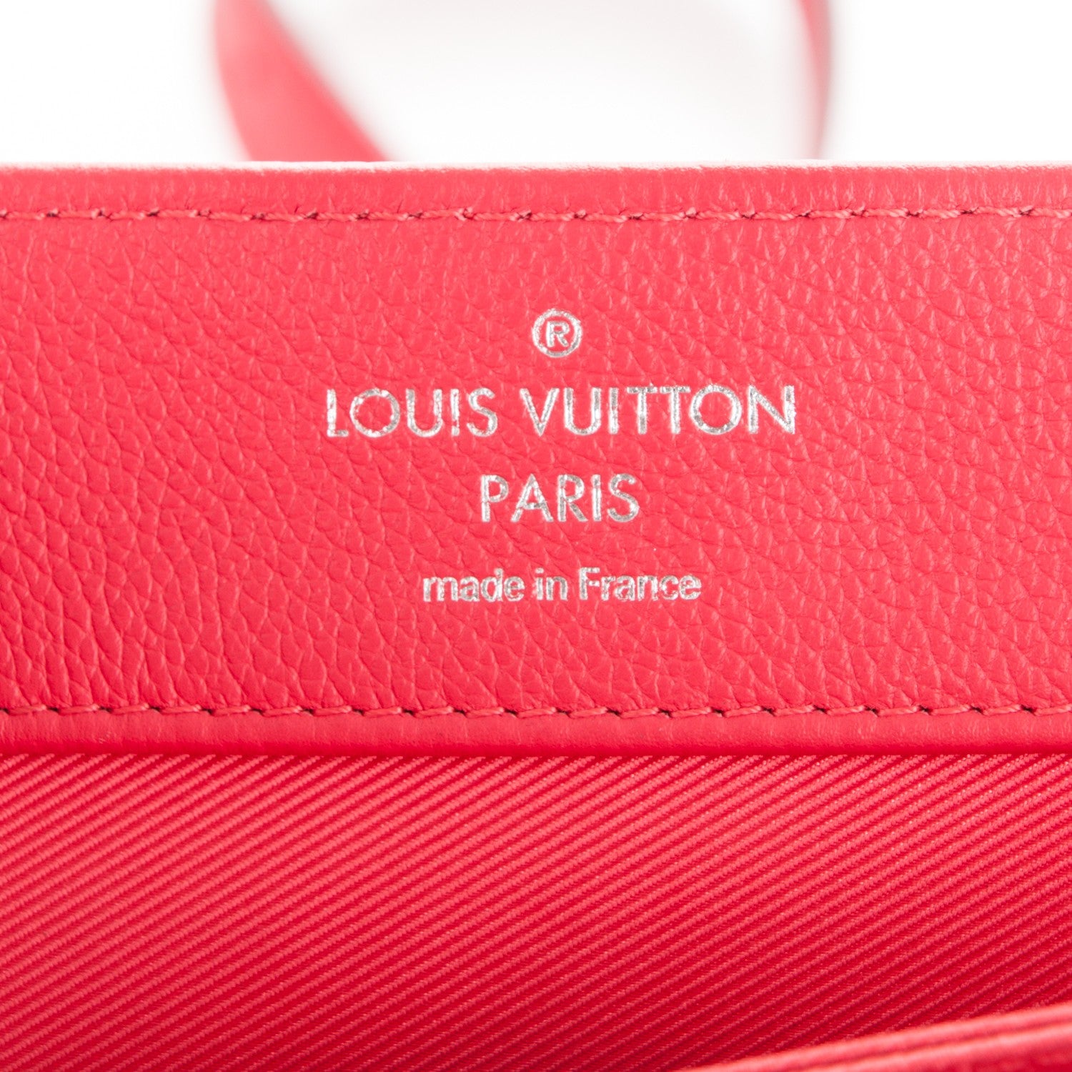 Louis Vuitton Soft Calfskin Lockme II Top Handle Rubis 6 of 6