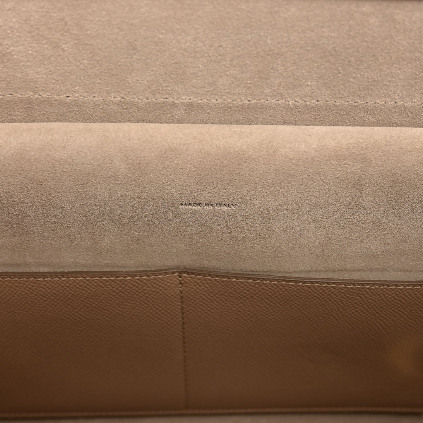 Grained Calfskin Mini Belt Bag Light Taupe