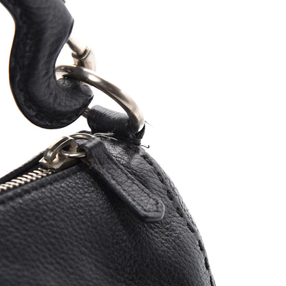 Prada Vitello Daino Shoulder Bag Black 11 of 12