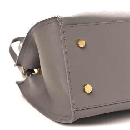 Saint Laurent Calfskin Small Monogram Cabas Fog 8 of 10