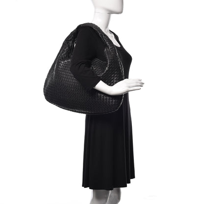 Bottega Veneta Nappa Intrecciato Maxi Veneta Hobo Black 2 of 10