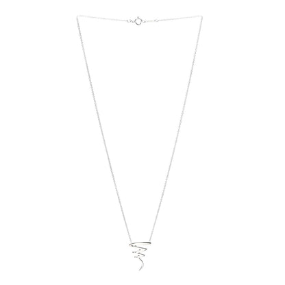 Tiffany Sterling Silver Paloma Picasso Scribble Pendant Necklace 3 of 6