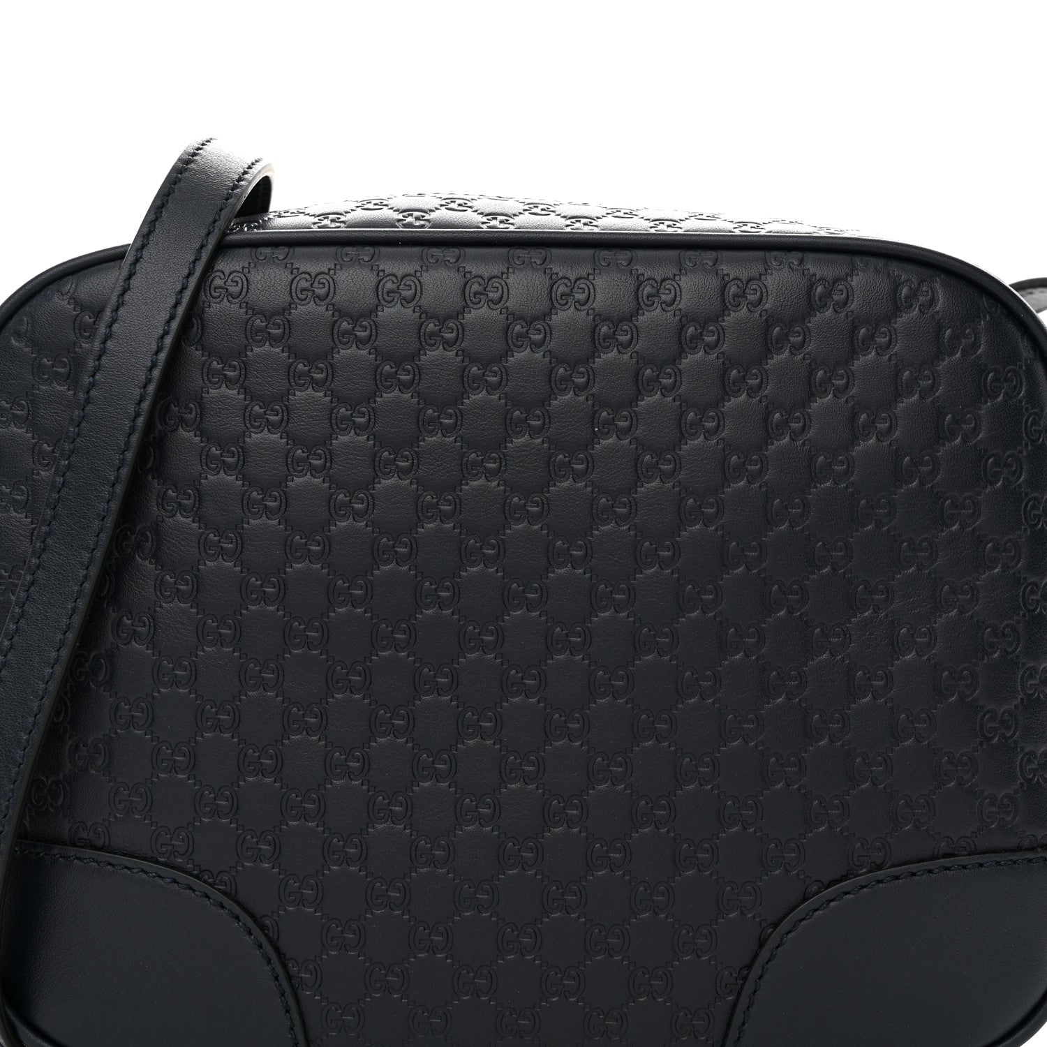 Gucci Soft Microguccissima Mini Bree Messenger Bag Blue 8 of 10