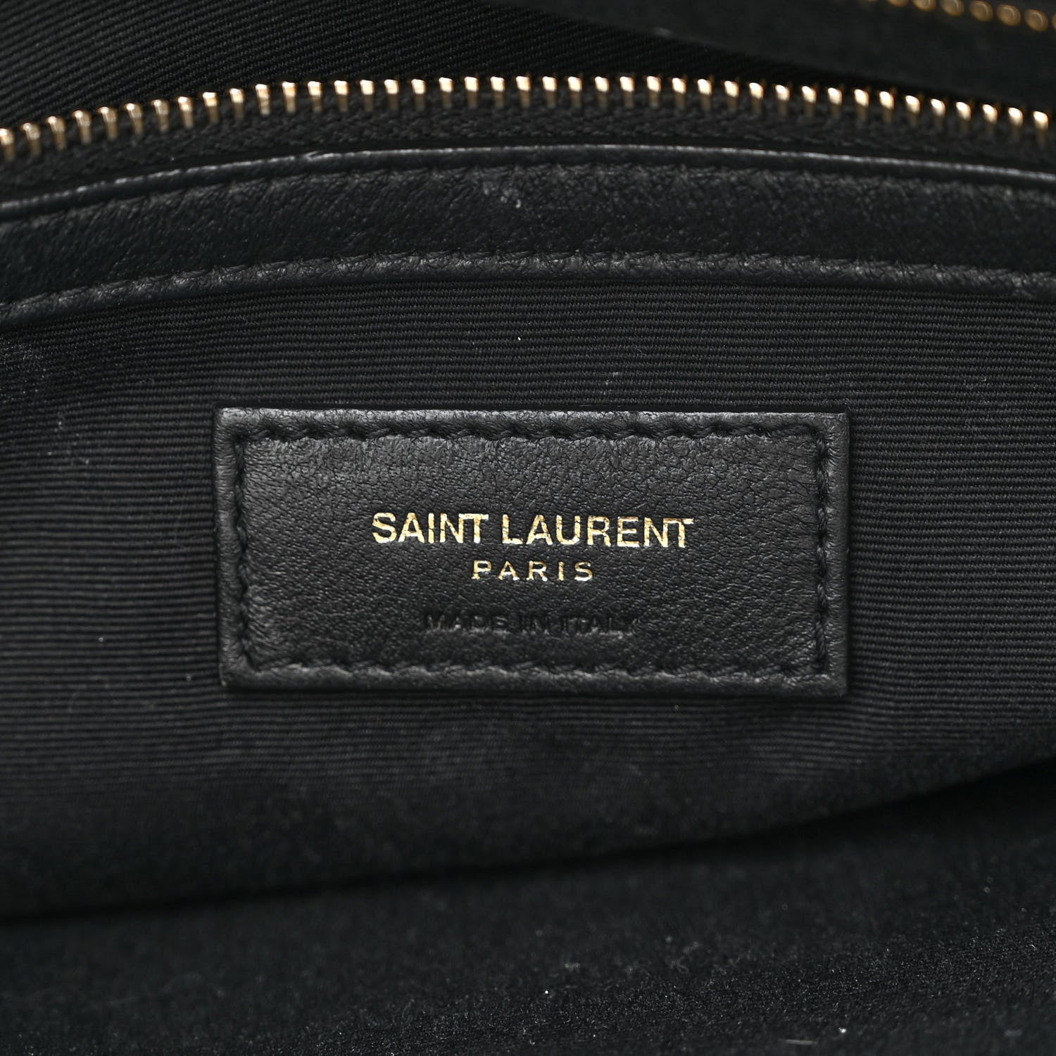 Saint Laurent Canvas All-Over Monogram Cabas Tote Beige Black 6 of 10