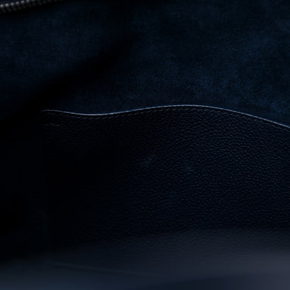 Saint Laurent Calfskin Medium Rive Gauche Cabas Navy Blue 15 of 17